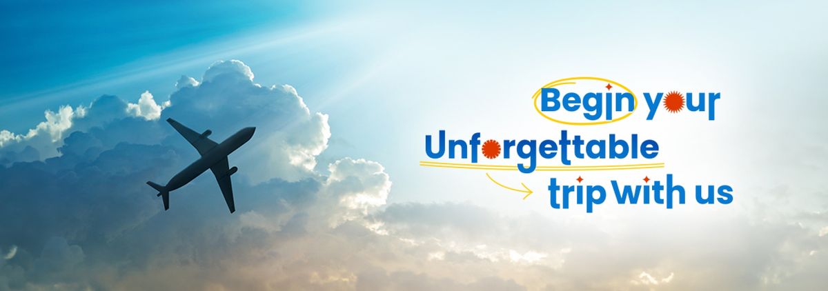 Airline offer banner