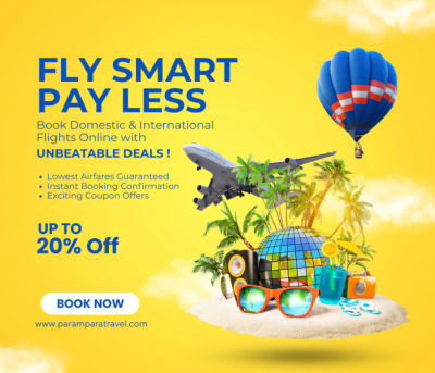 Fly Smart, Pay Less – Book Domestic & International Flights Online with Unbeatable Deals!