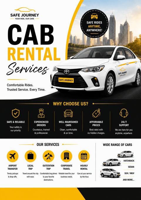 Comfortable and trusted ride