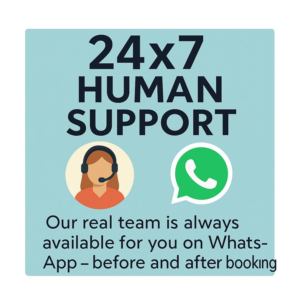 24x7 Human Support