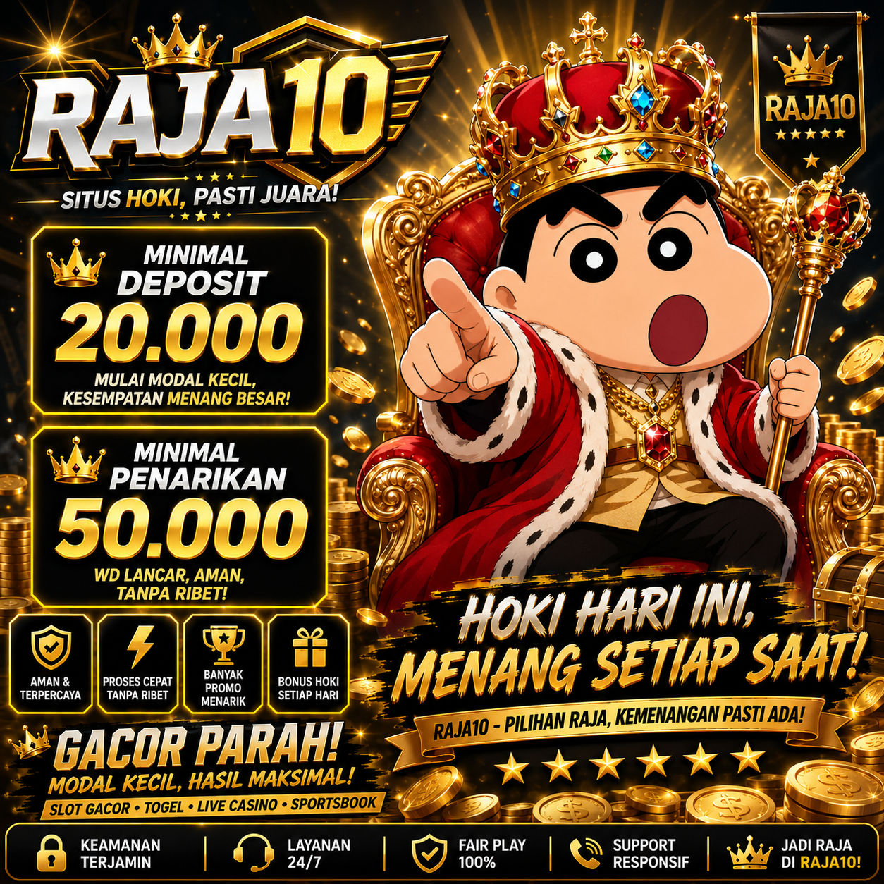 RAJA10 ️ Situs Pilihan RAJA 10 Nggak Cuma Seru Banyak Kejutannya