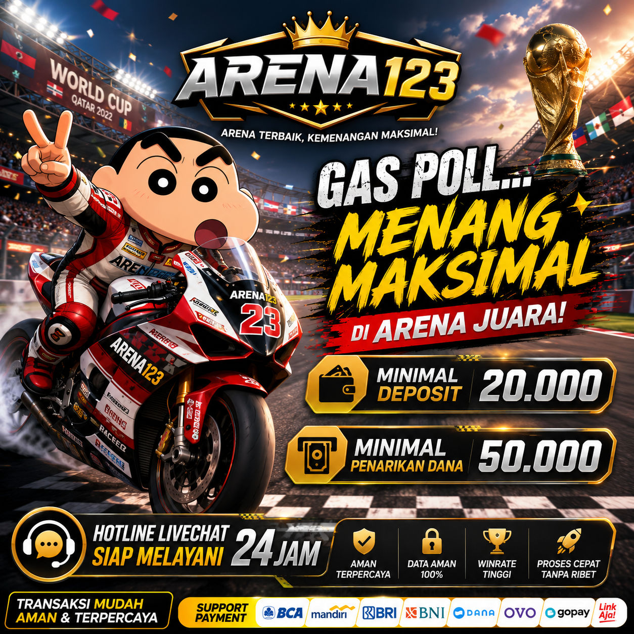 ARENA123 BANNER