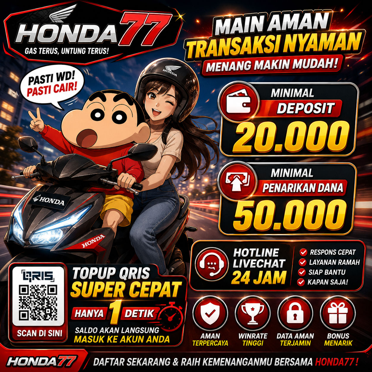 HONDA77 BANNER