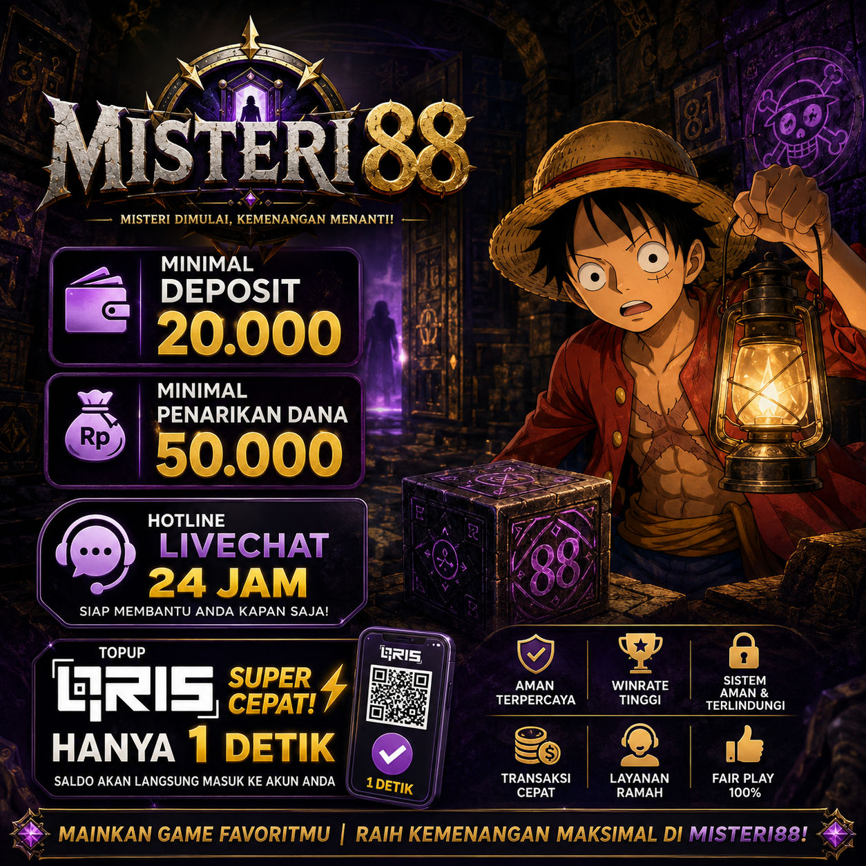 MISTERI88 ️ Situs Pilihan CUAN 4D Nggak Cuma Seru Banyak Kejutannya