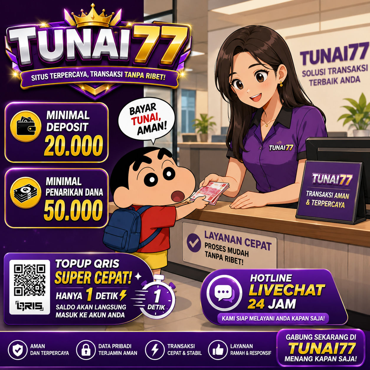 TUNAI77 BANNER