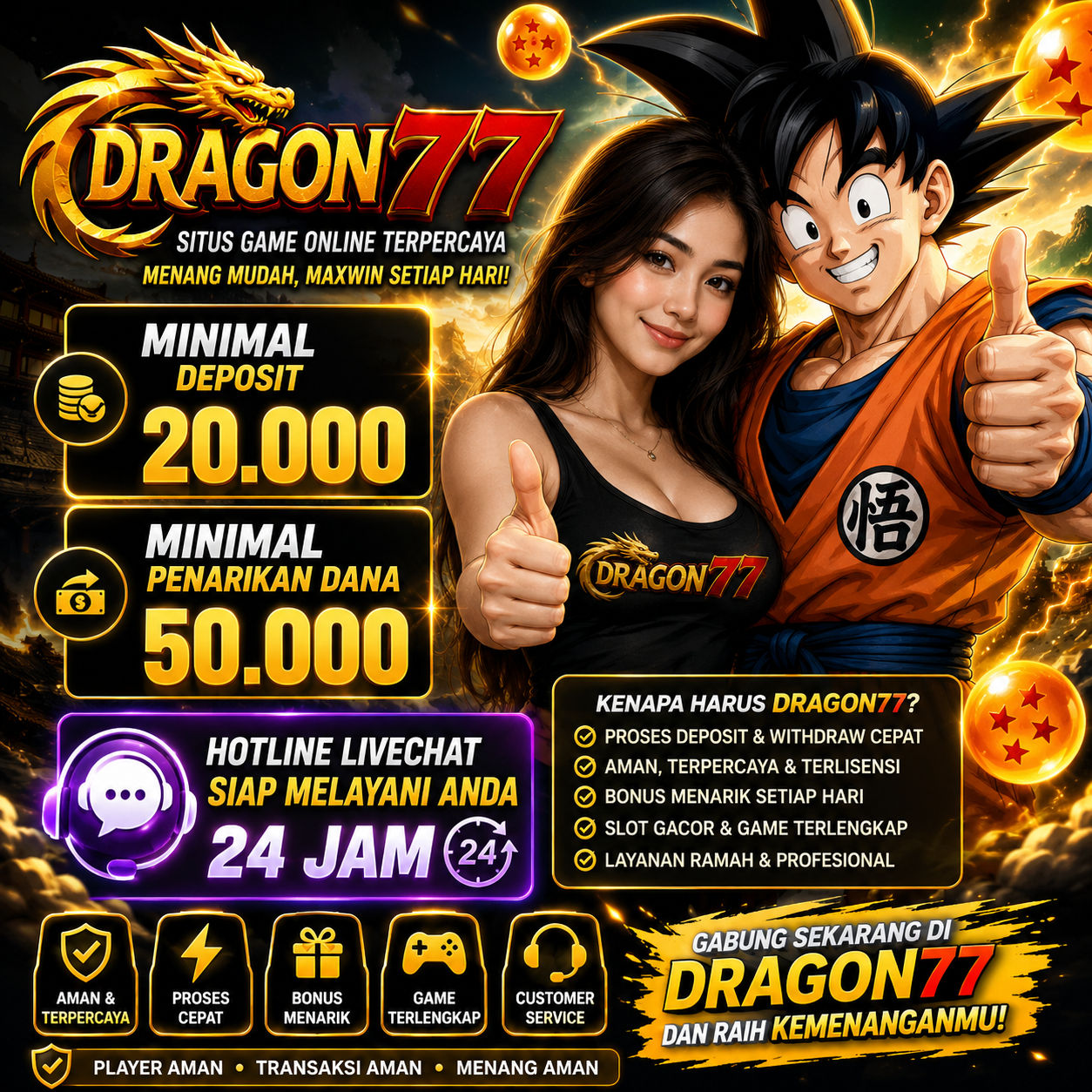 DRAGON77 ️ Situs Pilihan DRAGON 77 Nggak Cuma Seru Banyak Kejutannya