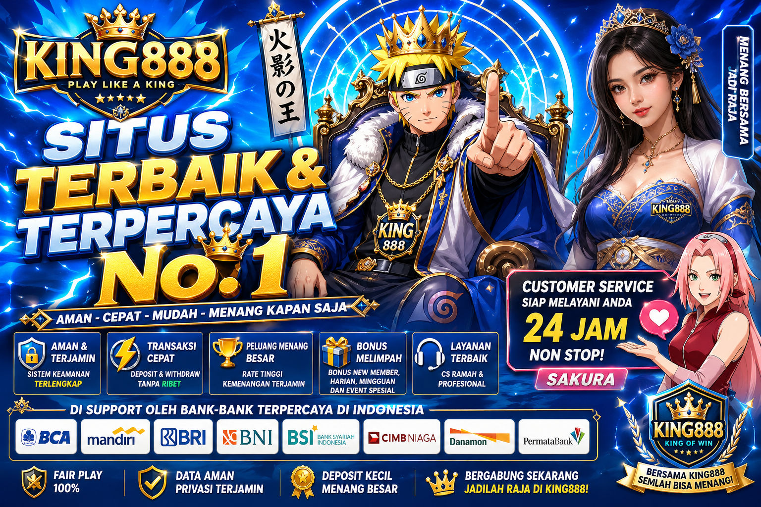 Galeri foto KING888 | Akses Fitur Terbaru Kualitas Premium Bikin Cepat Menang di Manado