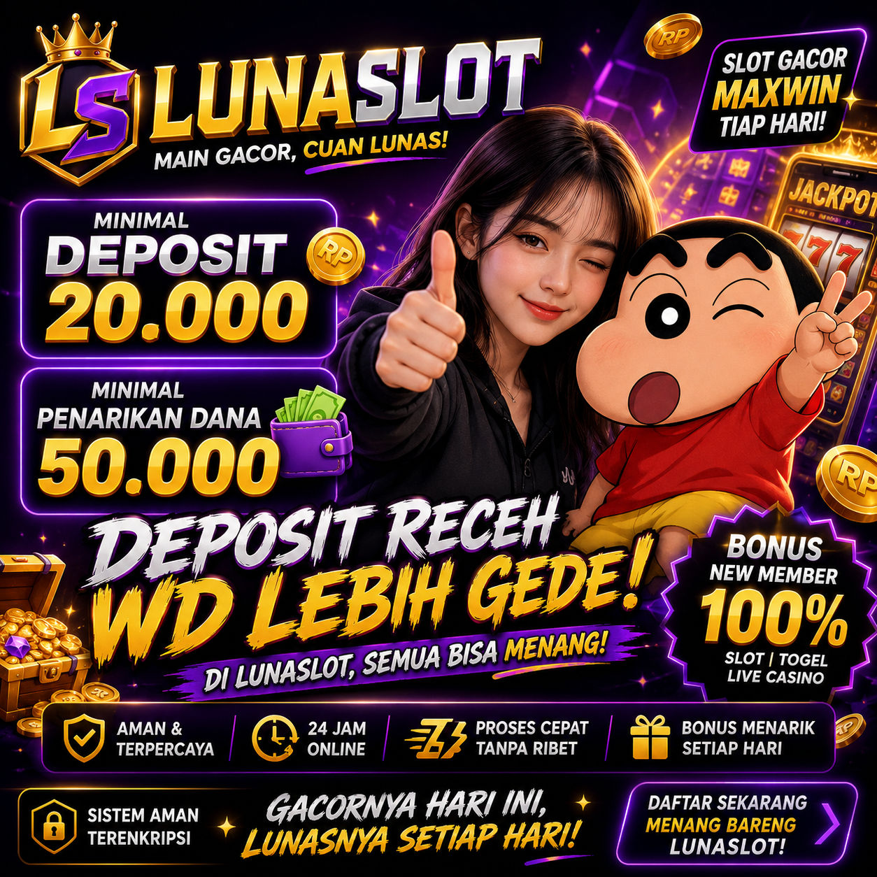 LUNASLOT BANNER