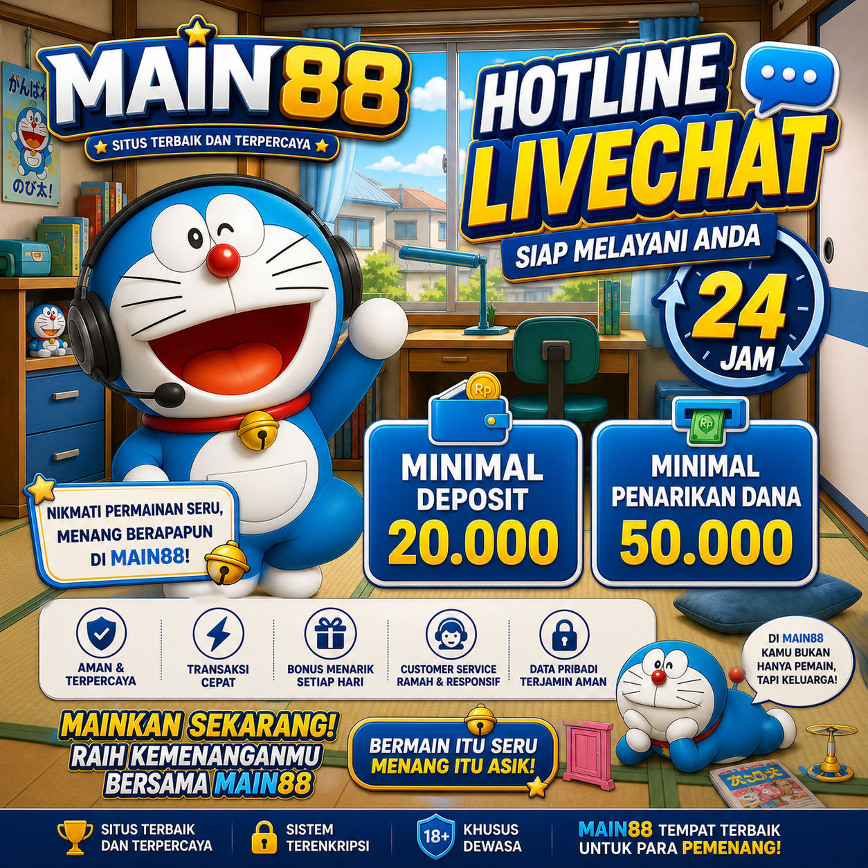 MAIN88 ️ Situs Pilihan MAIN 88 Nggak Cuma Seru Banyak Kejutannya