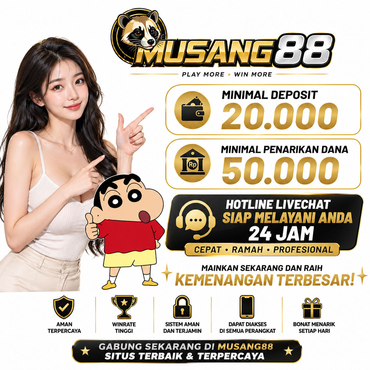 Galeri foto MUSANG88 | Rasakan Serunya Berkeliling Di Dunia Game Online - aspacontemporary di Manado