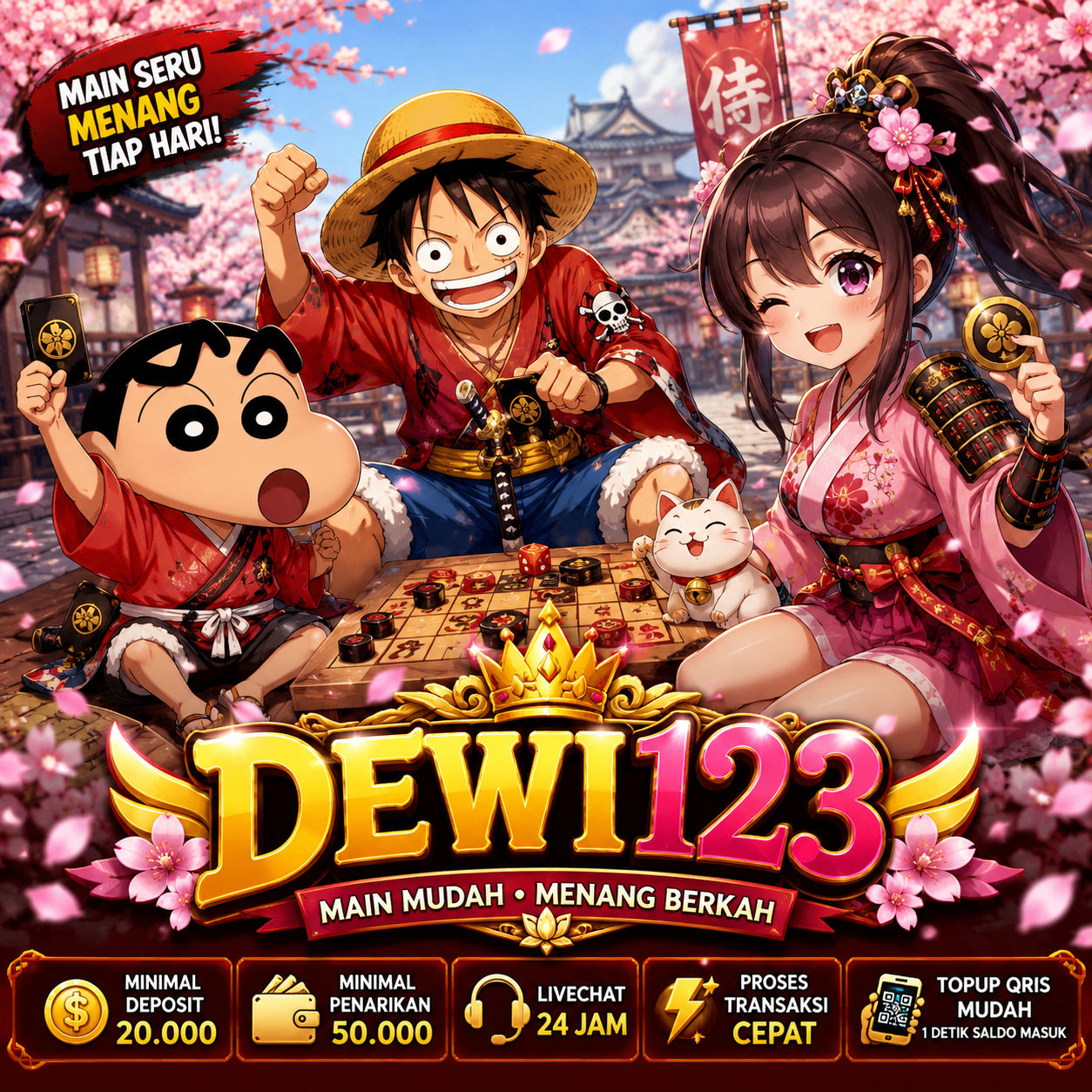 Galeri foto DEWI123 | Agen Slot Online Dengan Sentuhan Manis Sang Dewi di Mahjong