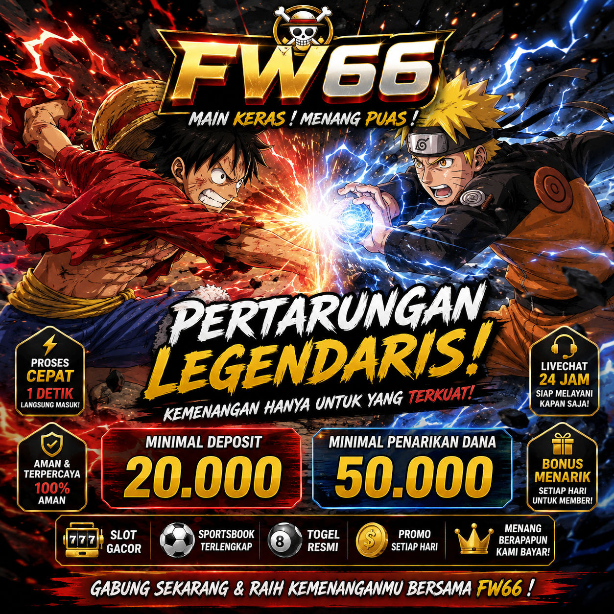 Galeri foto FW66 : Akses Mudah Login dengan Slot Online Terpercaya dan Terbaik di Mahjong