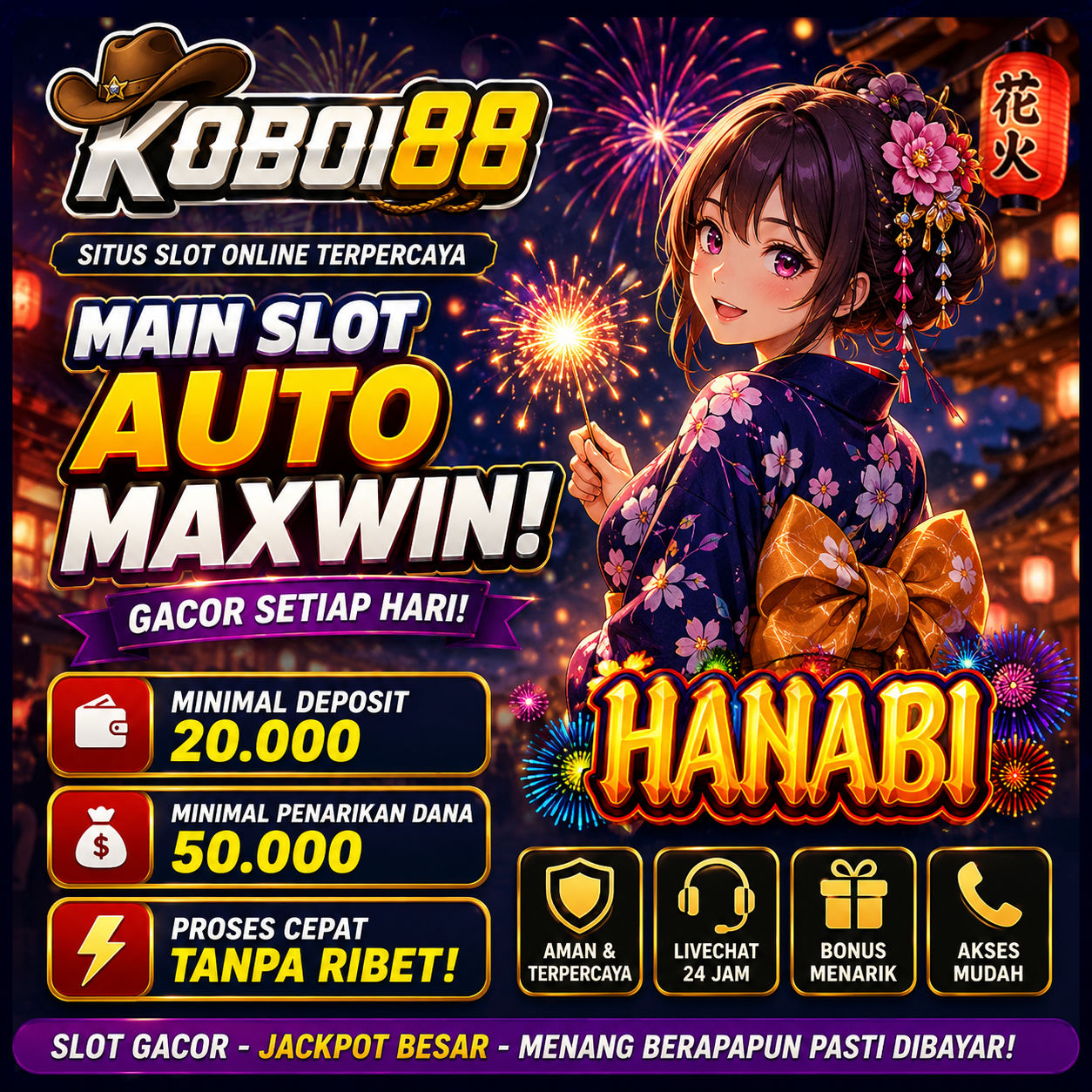 KOBOI88 : Agen Slot Terpercaya dengan Permainan Terlengkap dan Terbaik