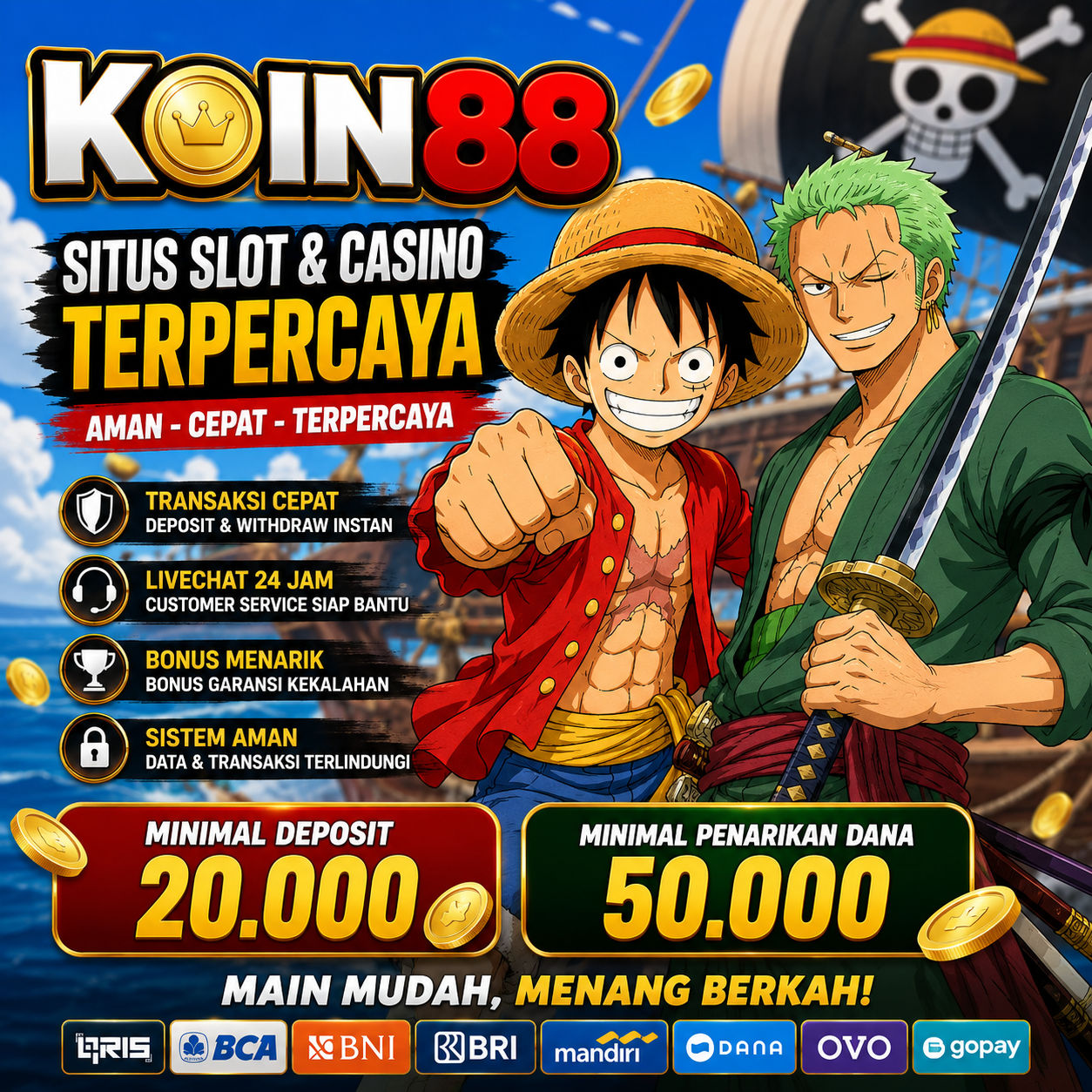 Galeri foto KOIN88 : Ledakan Slot Terbaik dengan Kualitas Tampilan Modern di Mahjong