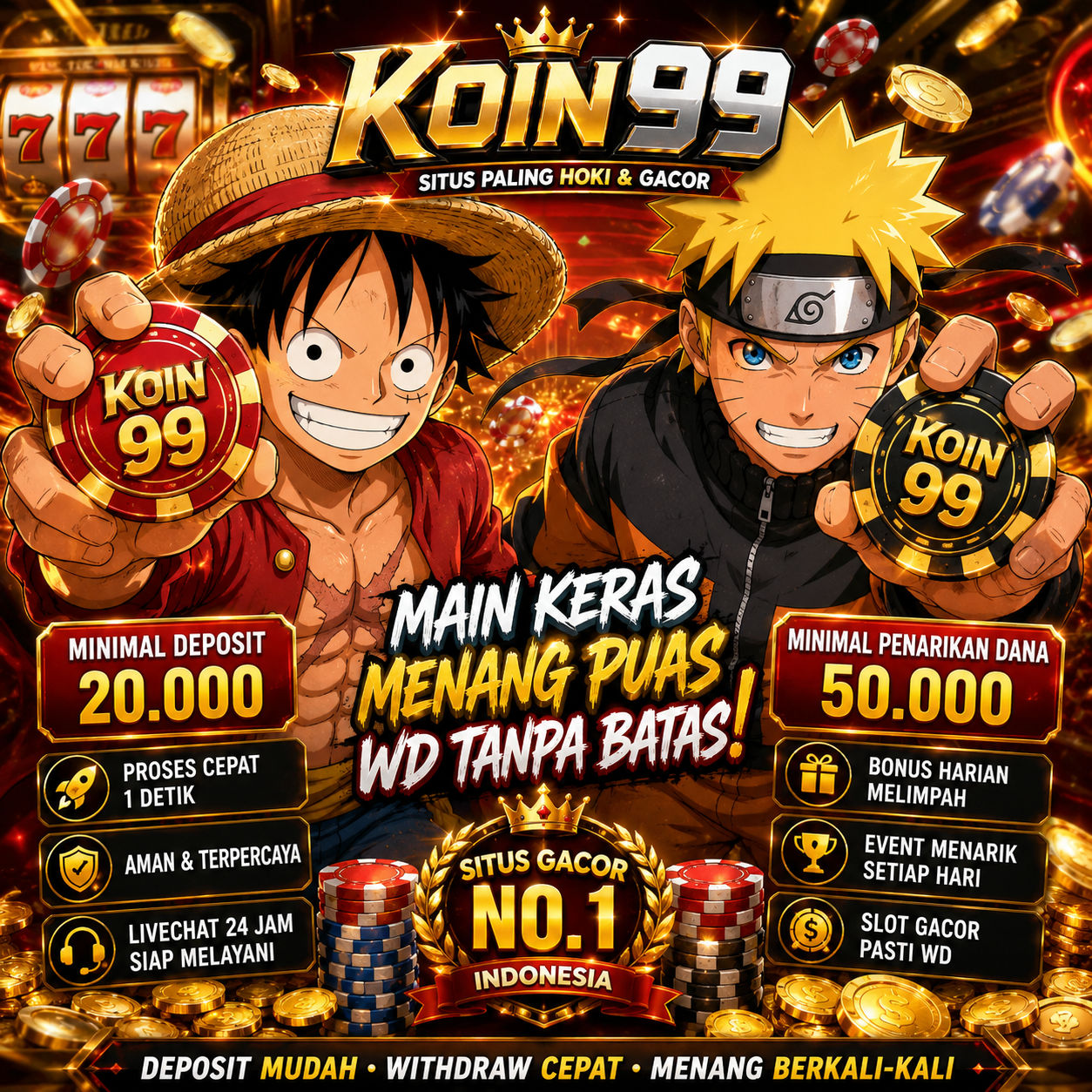 Galeri foto KOIN99 : Platfrom Terupdate dengan Permainan Slot Online Terpercaya di Mahjong