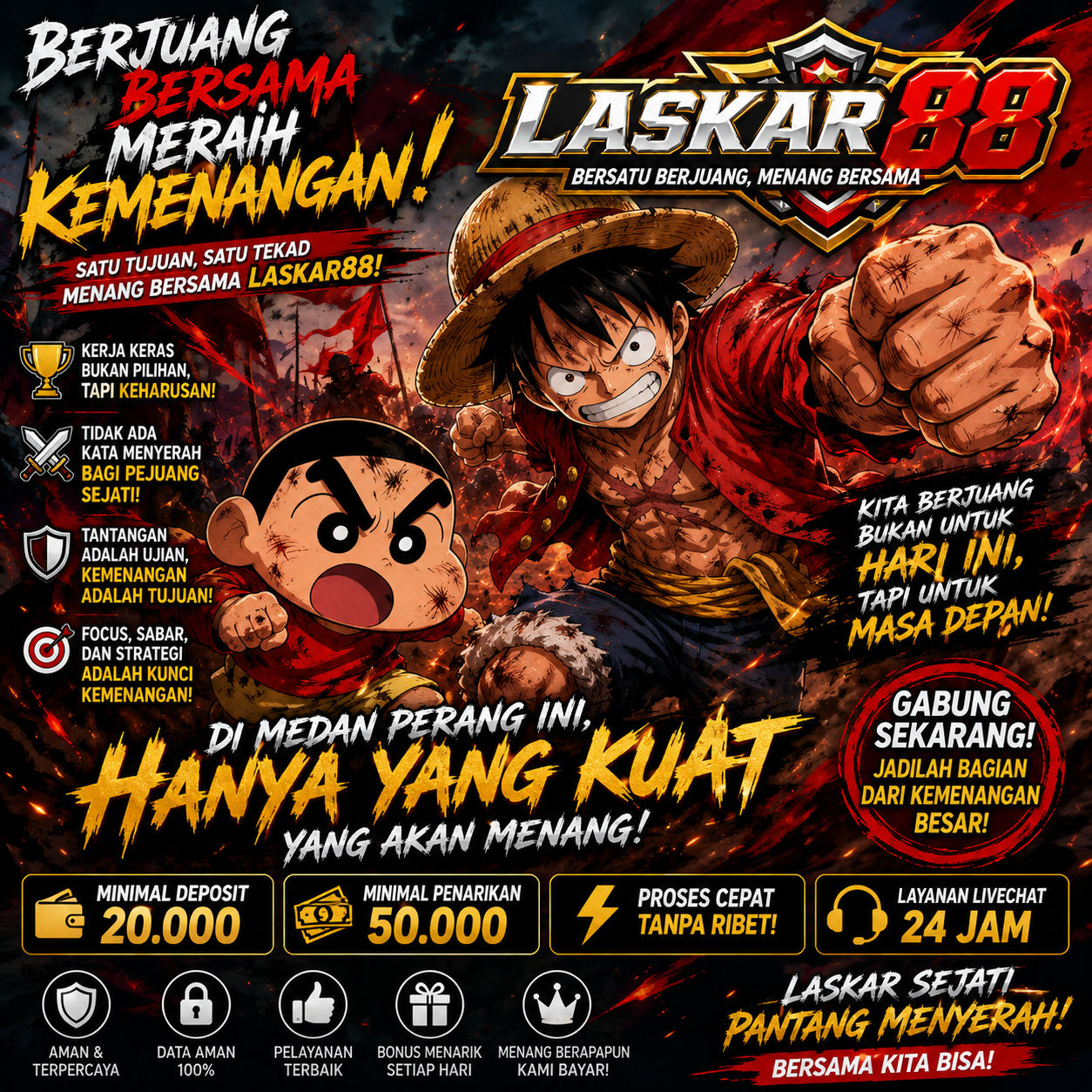 Galeri foto LASKAR88 : Agen Toto Online Terbaru dengan Pasaran Terlengkap dan Terpercaya di Mahjong