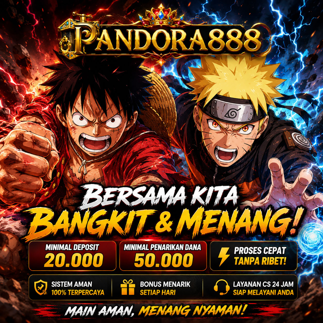 Thumbnail 1 of 3, Poster, PANDORA888 : Akses Link Login dengan Permainan Slot Online Berkualitas designed and sold by PANDORA888.