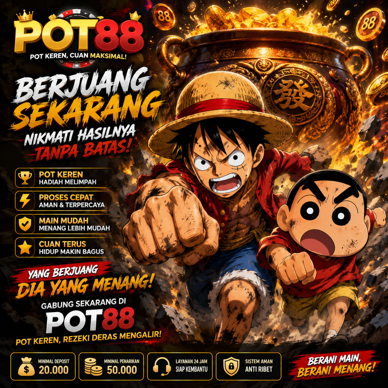 Galeri foto POT88 : Platform Toto dengan Website Slot Online Terbaik dan Terpercaya di Mahjong