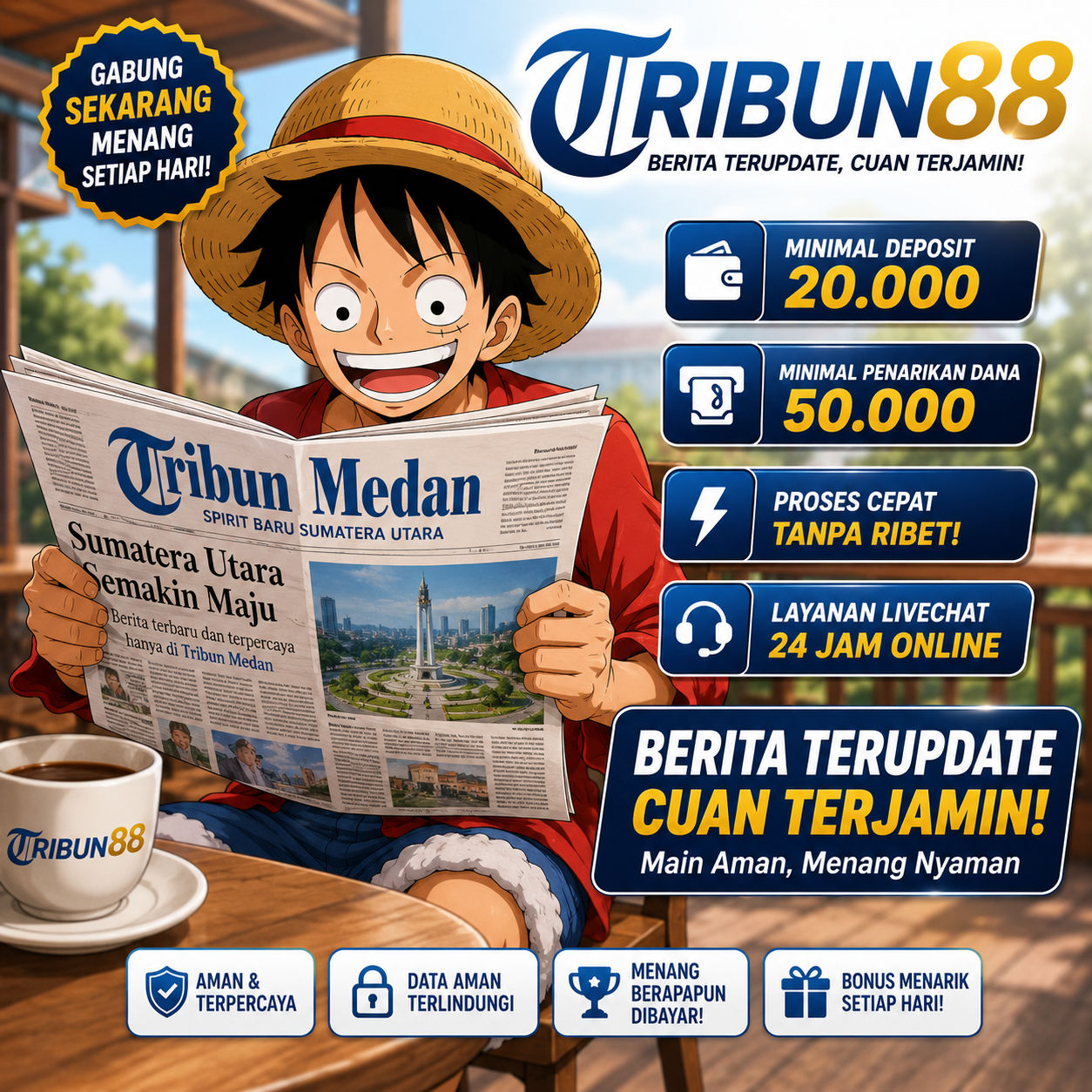 Galeri foto TRIBUN88 : Platform Berita Slot Online dengan Update an Terbaru di Mahjong