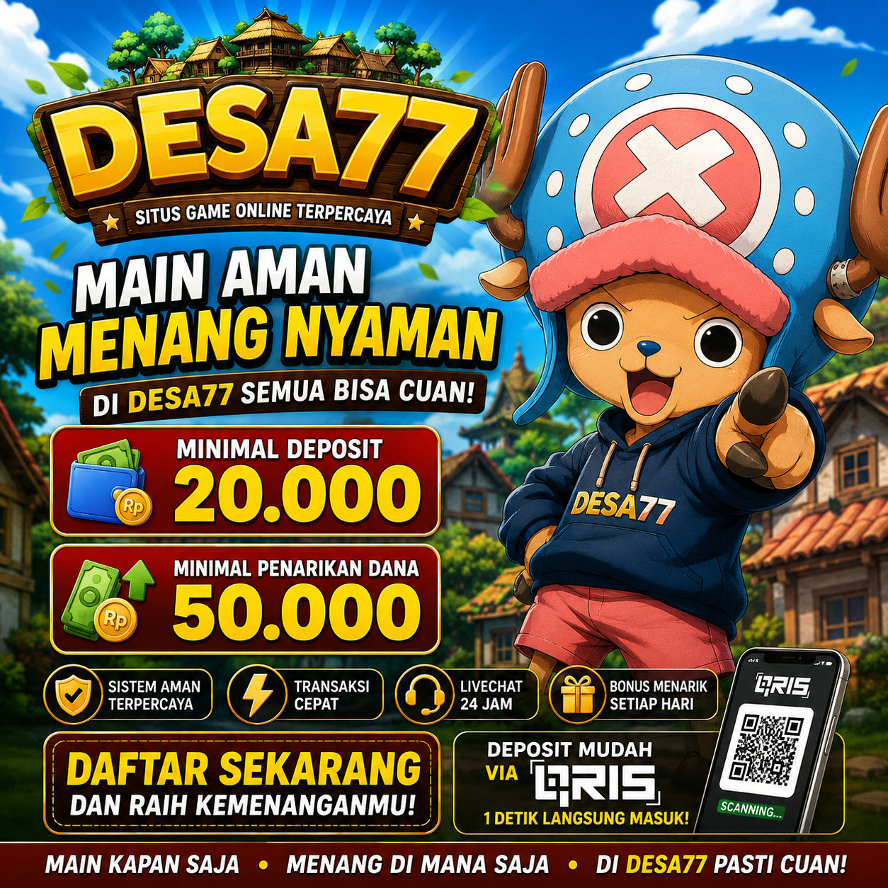Galeri foto DESA77 : Platform Gaming dengan Permainan Terlengkap dan Terpopuler Hari Ini di Mahjong
