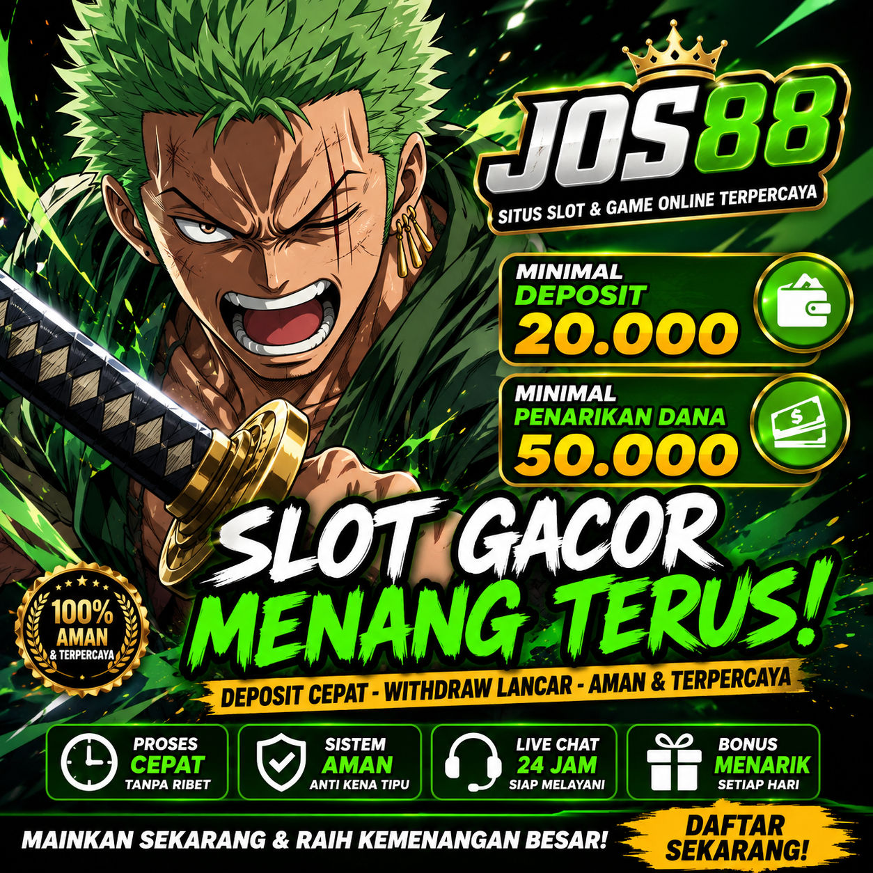 JOS88 : Platform Slot Online Terpercaya dengan Jackpot Setiap Hari
