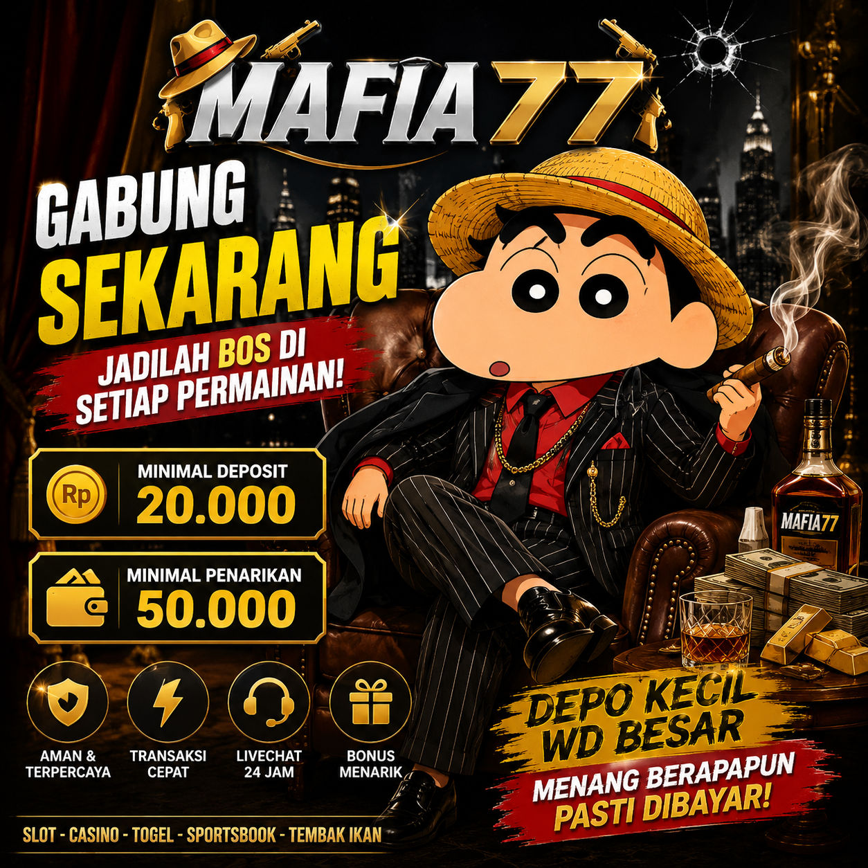 Galeri foto MAFIA77 : Platform Keren dengan Fasilitas Terlengkap dan Aman di Mahjong