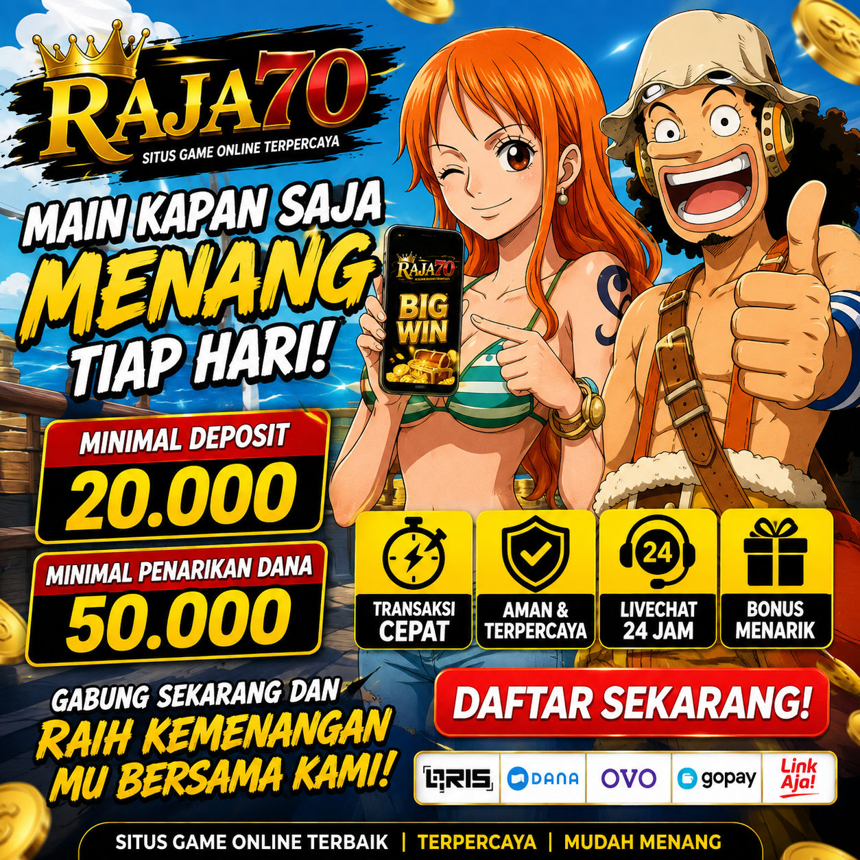 Galeri foto RAJA70 : Pilihan Games Terlengkap dengan Akses Stabil dan Performa Tangguh di Mahjong