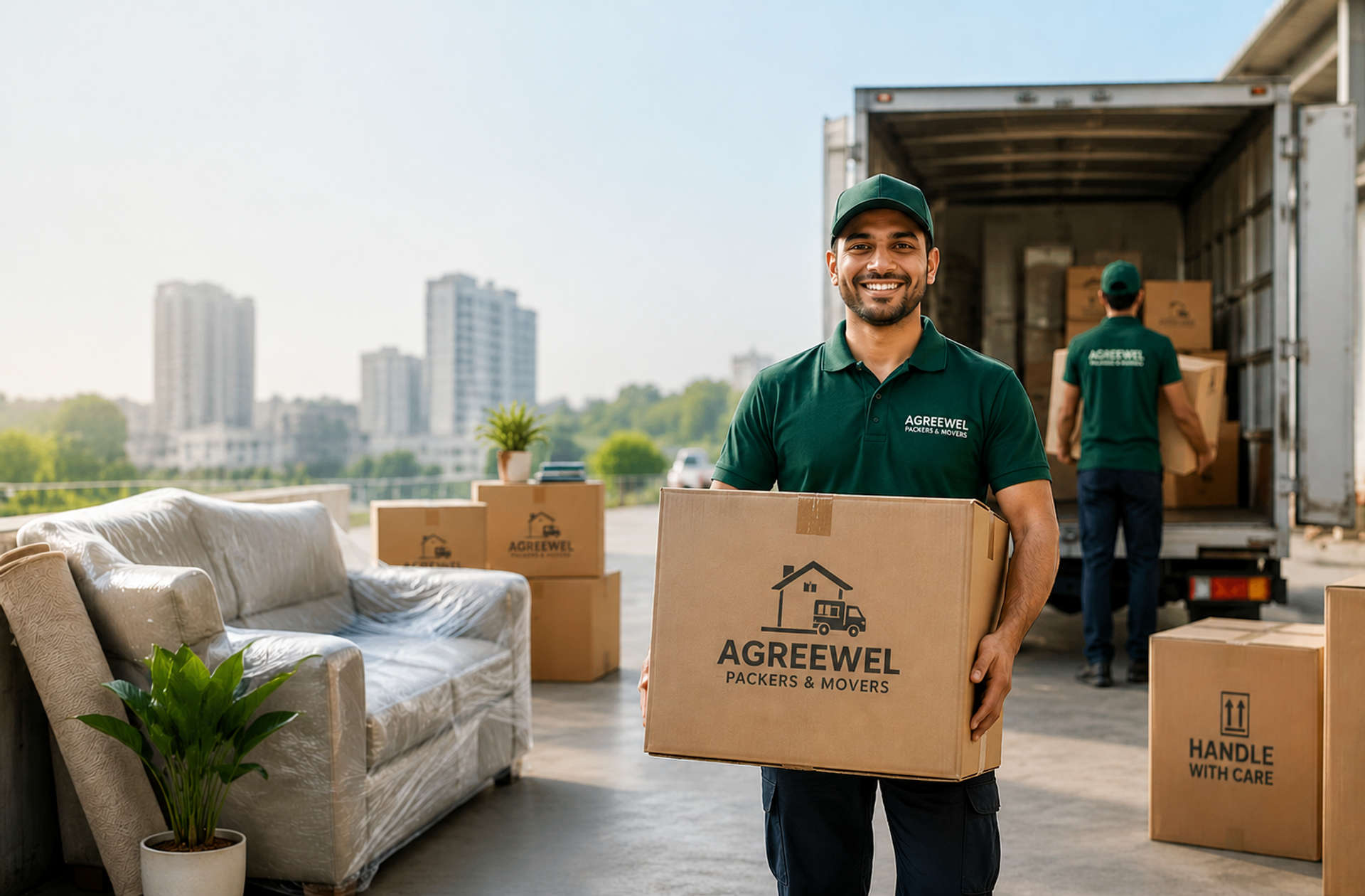 Agreewel Packers and Movers — professional packing and moving crew at work