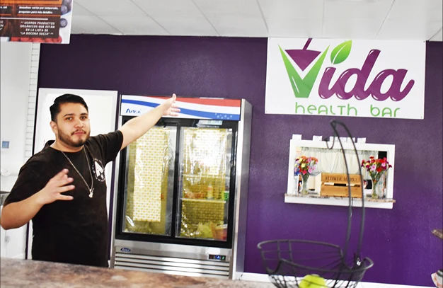 Rodrigo Alcazar, Tony Alcazar, and Aaron Barba at Vida Health Bar