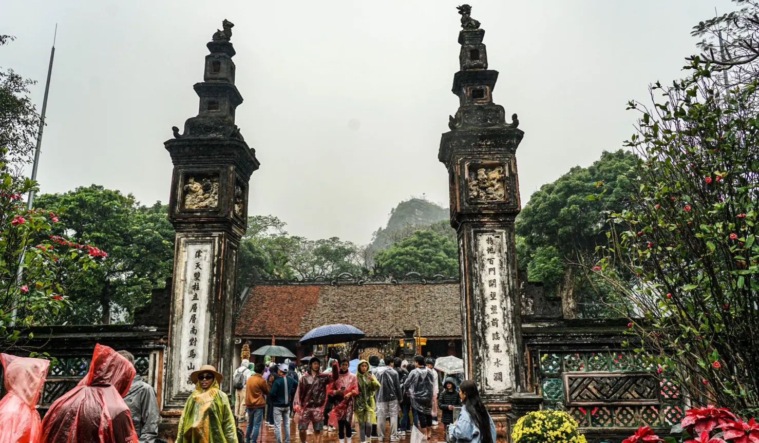 hoa lu ancient capital - visiting historic sites gives you a sense of cultural familiarity once on a motorbike ride in ninh binh and northern vietnam in general