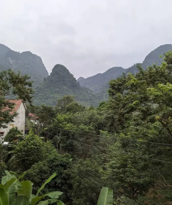 the Long Sơn village along the western Ho Chi Minh trail  
