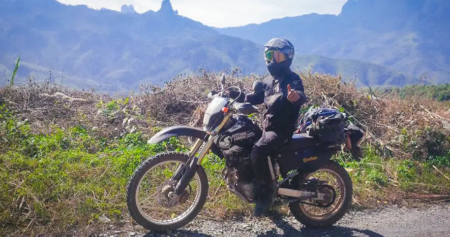 roads in both ha giang and Cao Bang are fair for inroad rides, both locations offer good off-road as well.