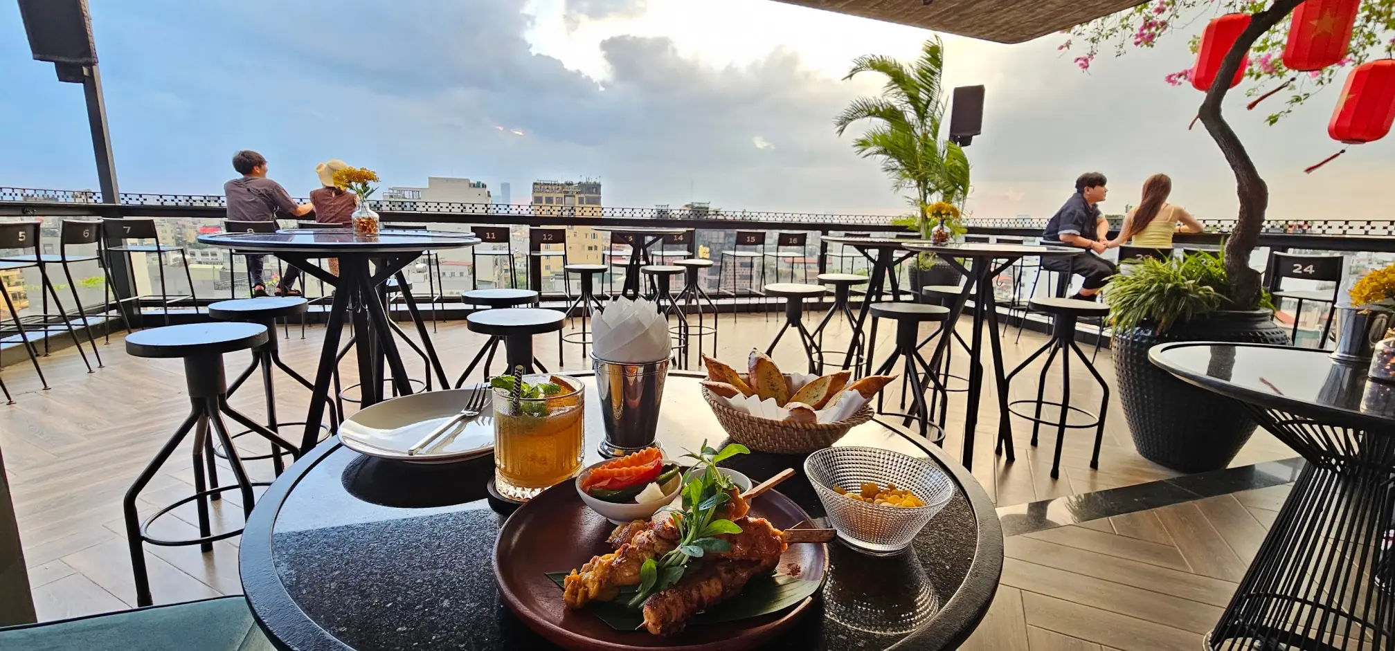 where is the red light district in vietnam and roof top bar and massage