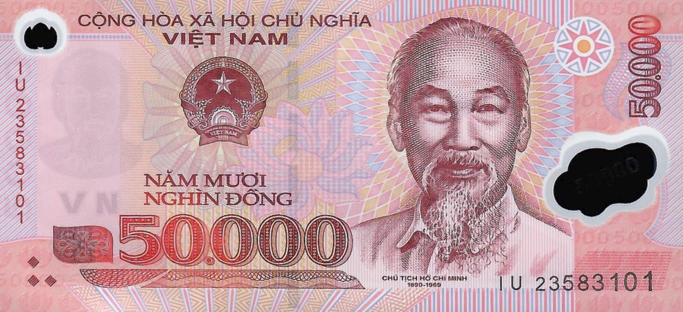 50k VND money currency