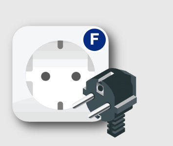 type f plugs