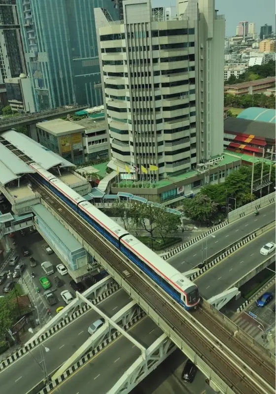 bangkok public transportation - themost extensive in southeast of asia