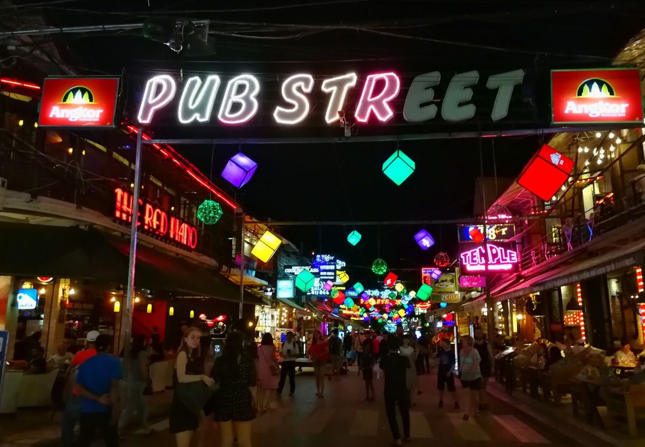 Pub street is the best place to try street foods in Cambodia