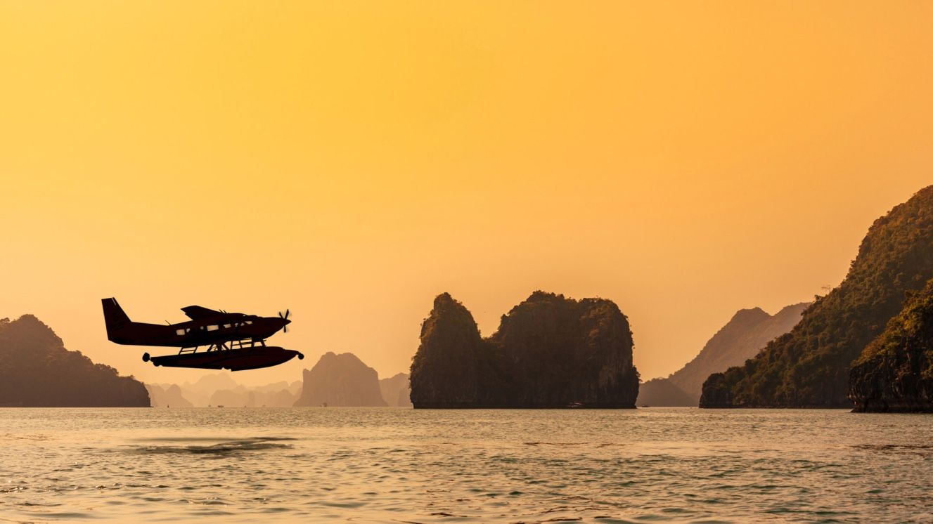 halong bay seaplane experience