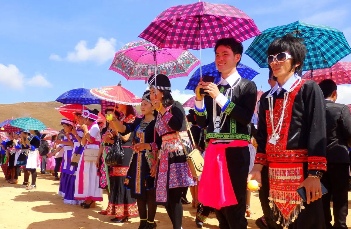 the festival is very unique and tourist can join - hmong laos new year