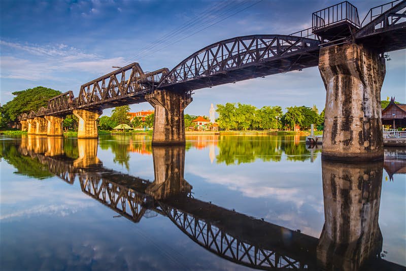 The Death Railway Bridge is Kanchanaburi's biggest draw, but there's plenty more to see here too