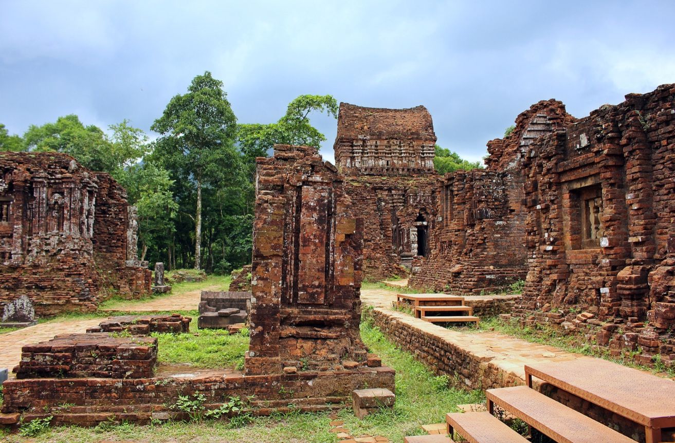 my son sanctuary , an indoor Cham temple located near teh city of Hoi An