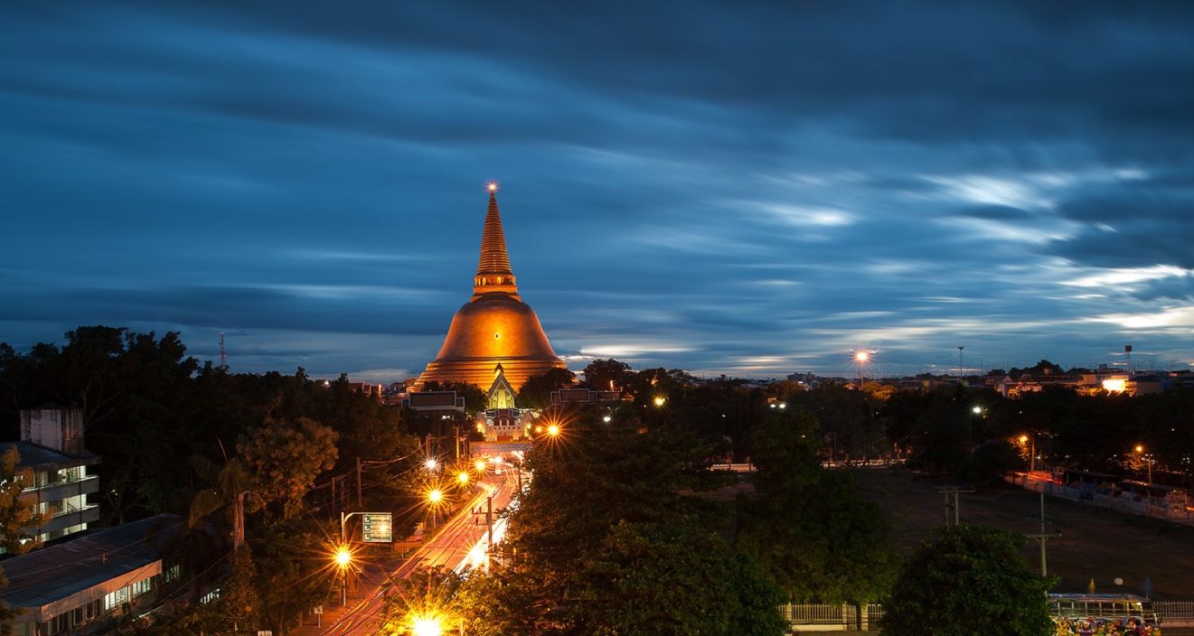 Nakhomm Pathom, one of the best day trips from bangkok, thailand
