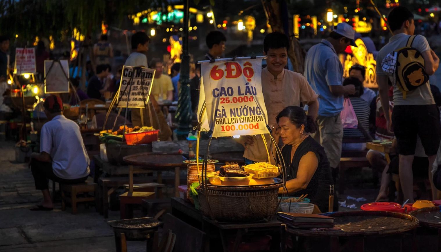 Night markets in Vietnam