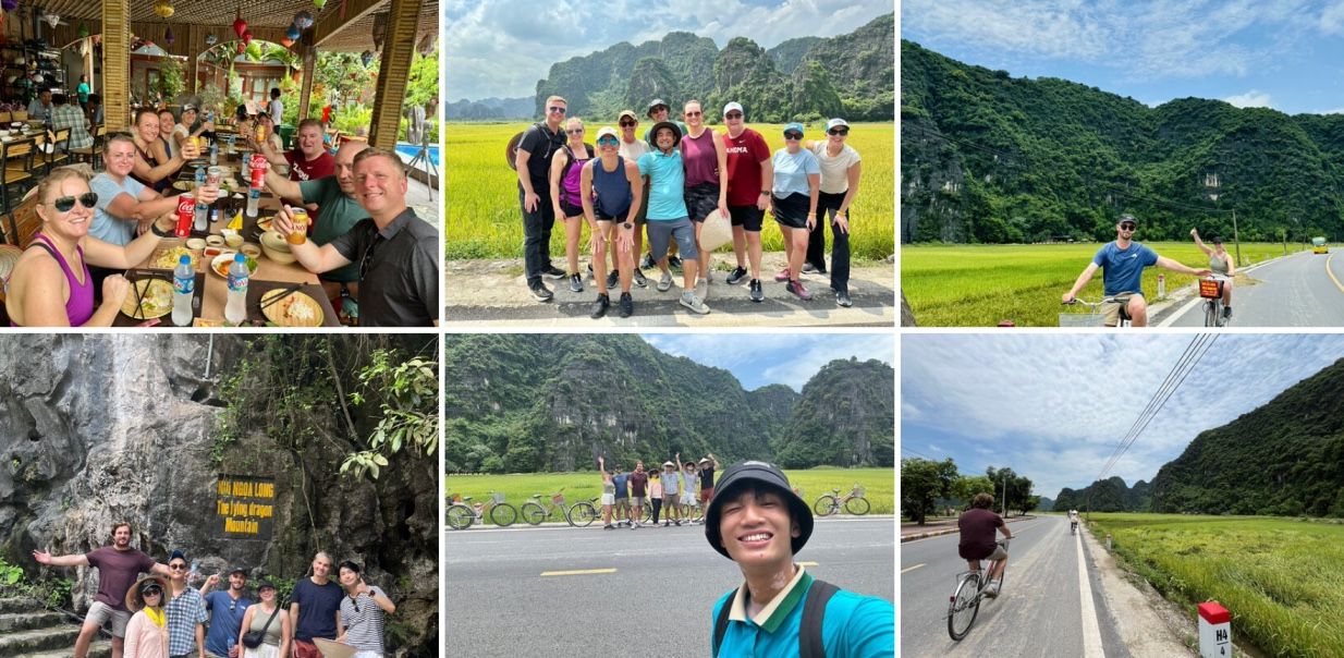 Full-Day Ninh Binh Highlights Tour from Hanoi cycling experience countryside