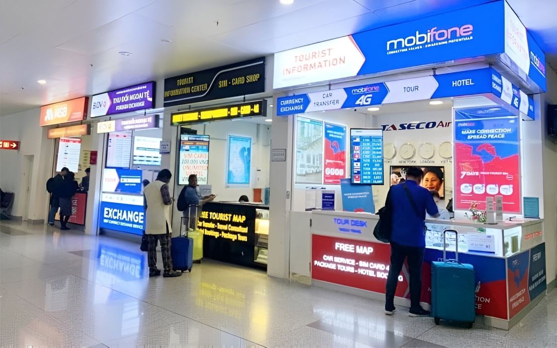 buying sim card at noi bai airport
