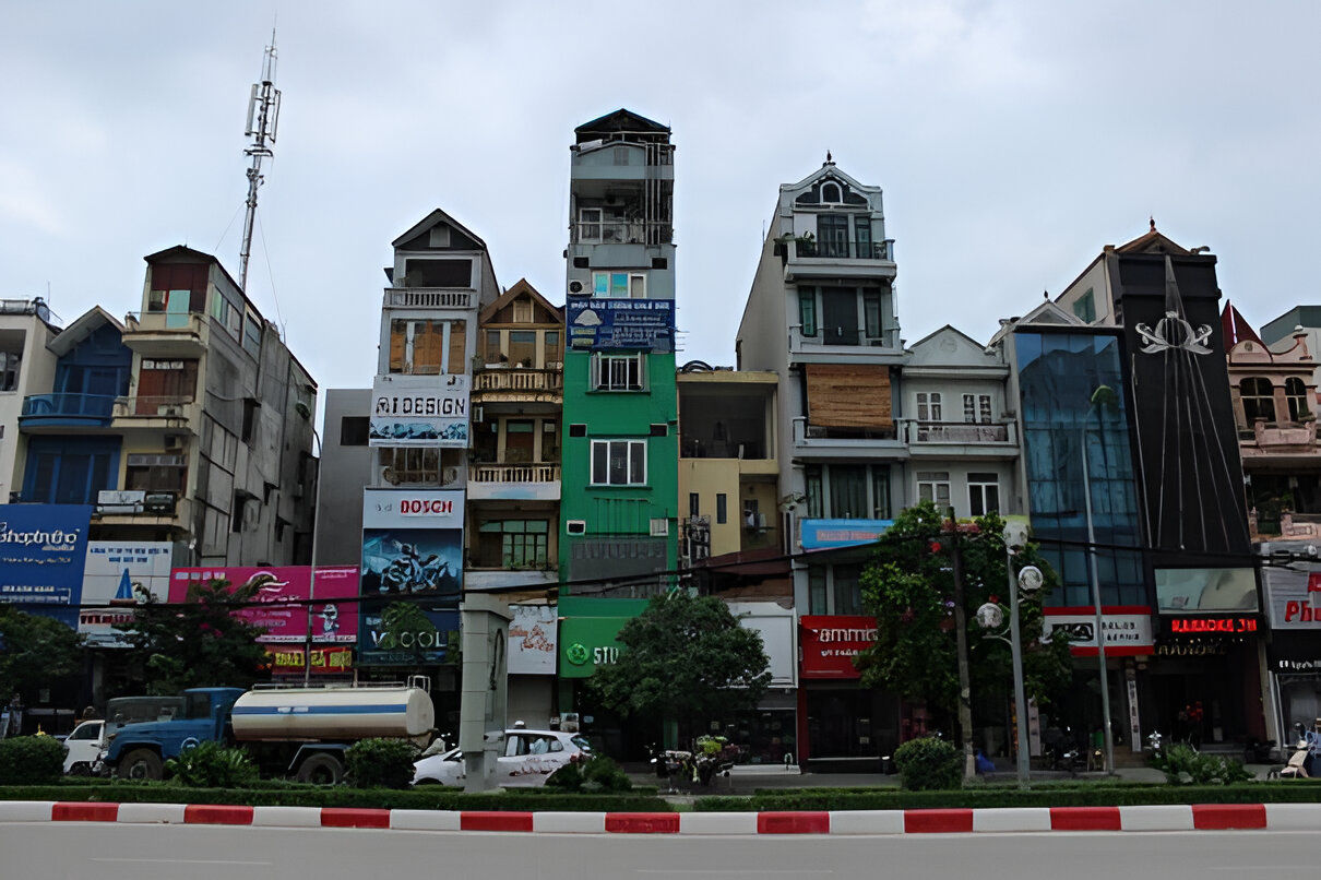 Why are Vietnamese houses tall and very slim?