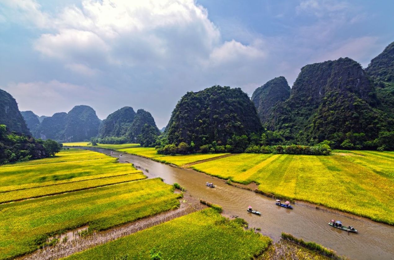 The Tam Coc boat tours