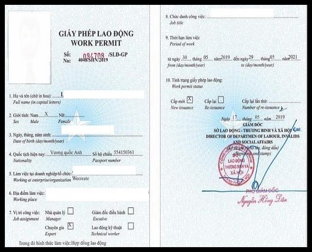 Vietnam work permit