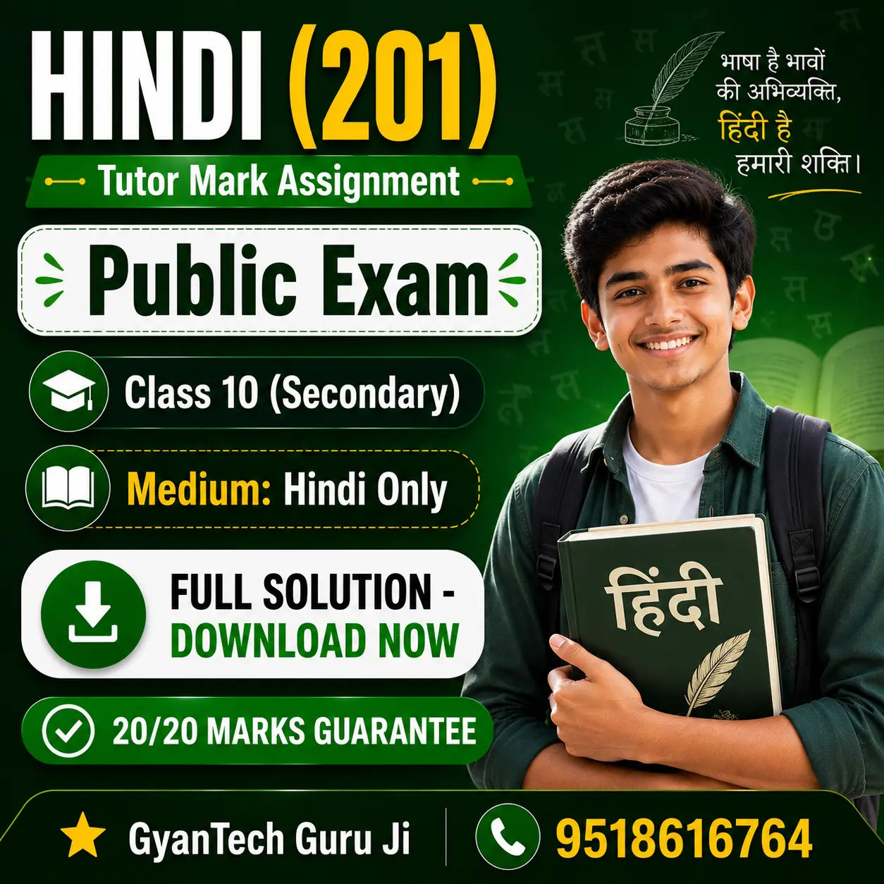 Hindi (201) TMA Preview