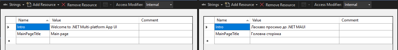 .NET MAUI App Resources